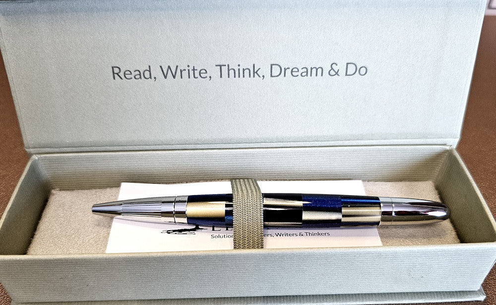 Levenger Checkmate Blue Ballpoint