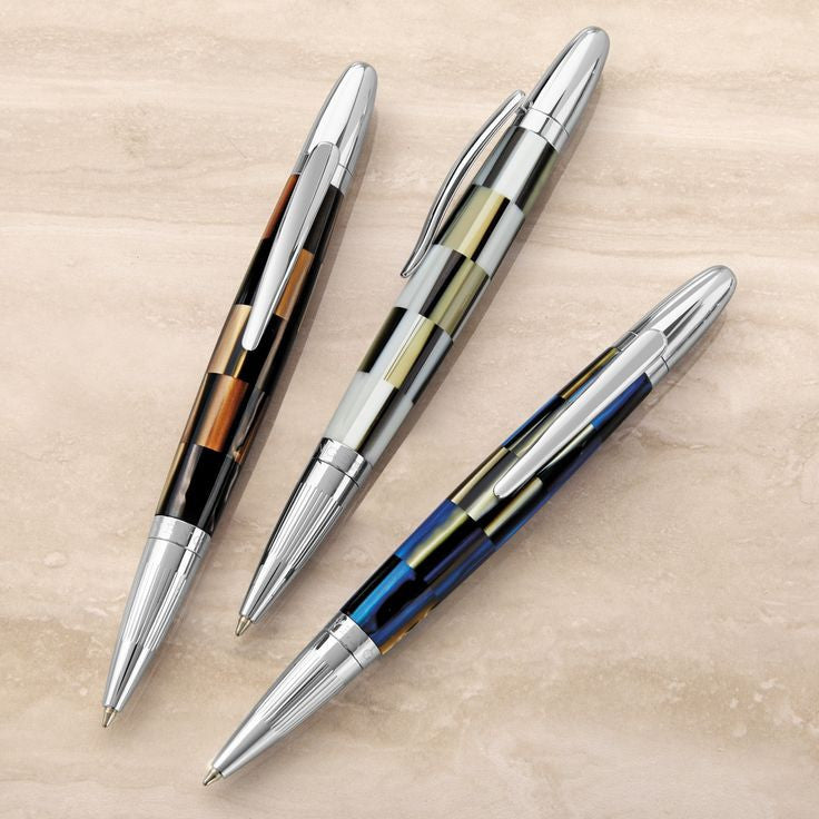 Levenger Checkmate Blue Ballpoint