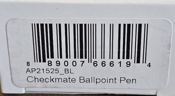 Levenger Checkmate Blue Ballpoint