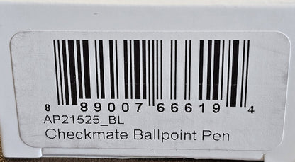 Levenger Checkmate Blue Ballpoint