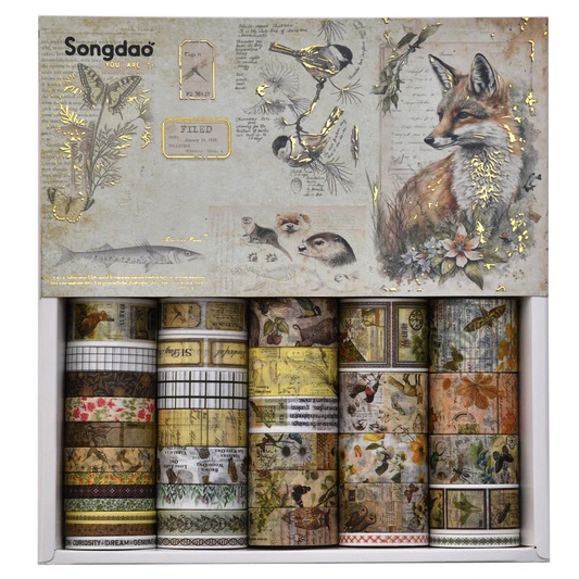 Songdao The Chronicle Collection washi tape, 36 rolls