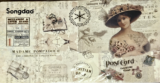 Songdao Madame Pompadour washi tape collection, 36 rolls